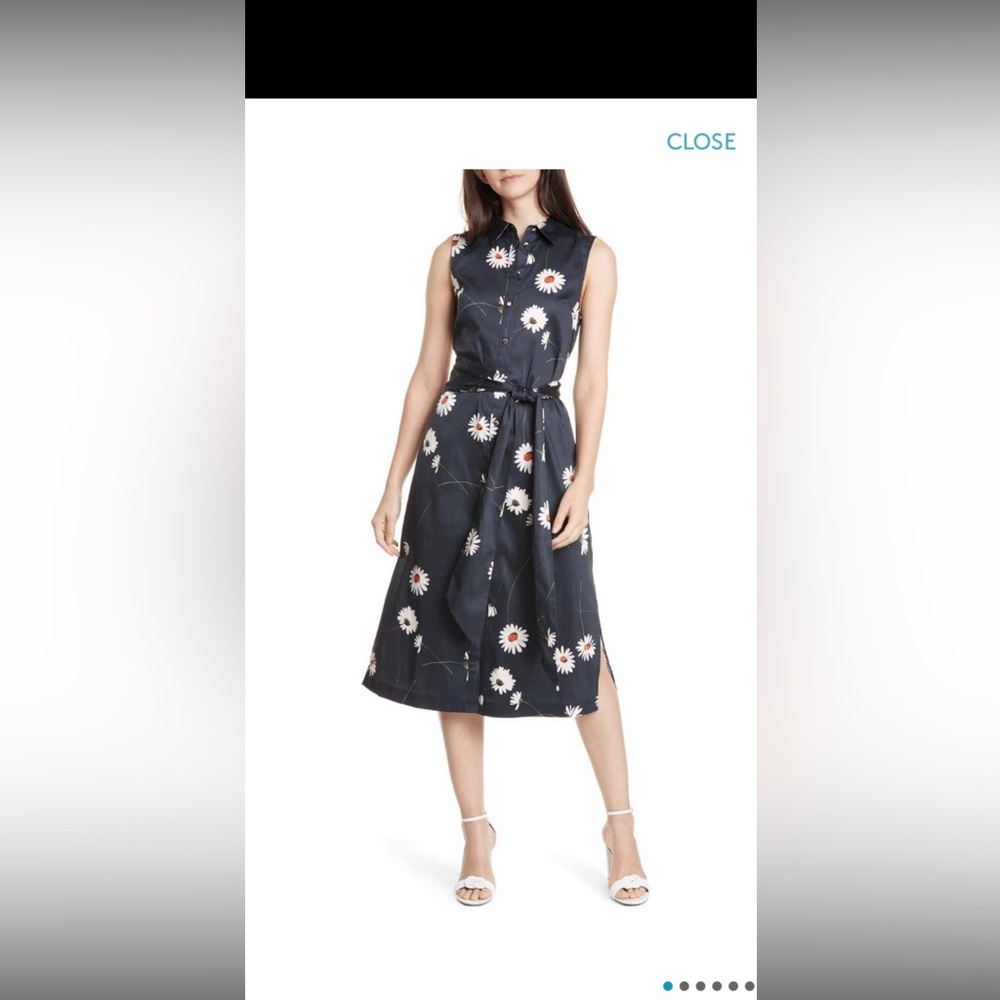 Ted Baker London Navy and Floral  Dress